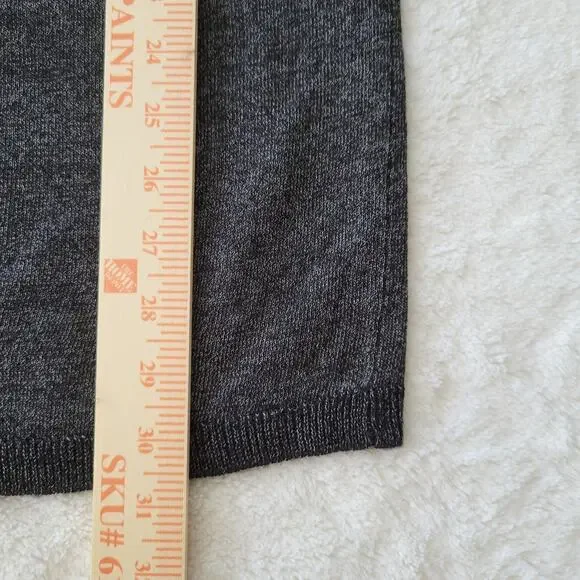 BCBG Generation Sweater Dress Tunic Metallic Gray Womens XS - Picture 8 of 9